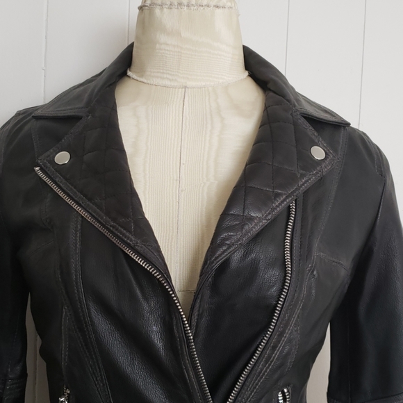 Wilsons Leather | Jackets & Coats | Nwt Asymmetric Leather Moto Jacket ...